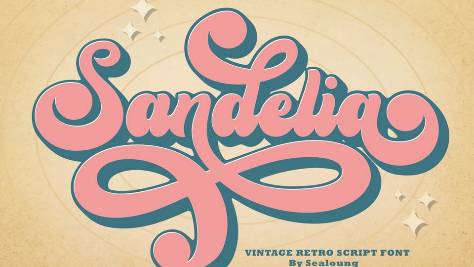 Sandelia: Perfect Retro Script Font for Your Projects