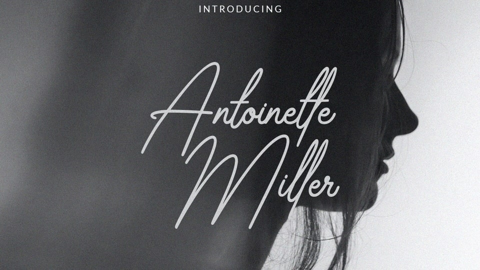 Antoinette Miller: Charming Script Font for Designers and Creatives
