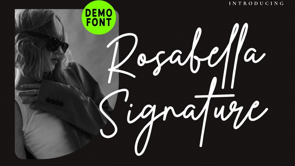  Rosabella Signature: A Stunning and Sophisticated Font for All Your Design Projects