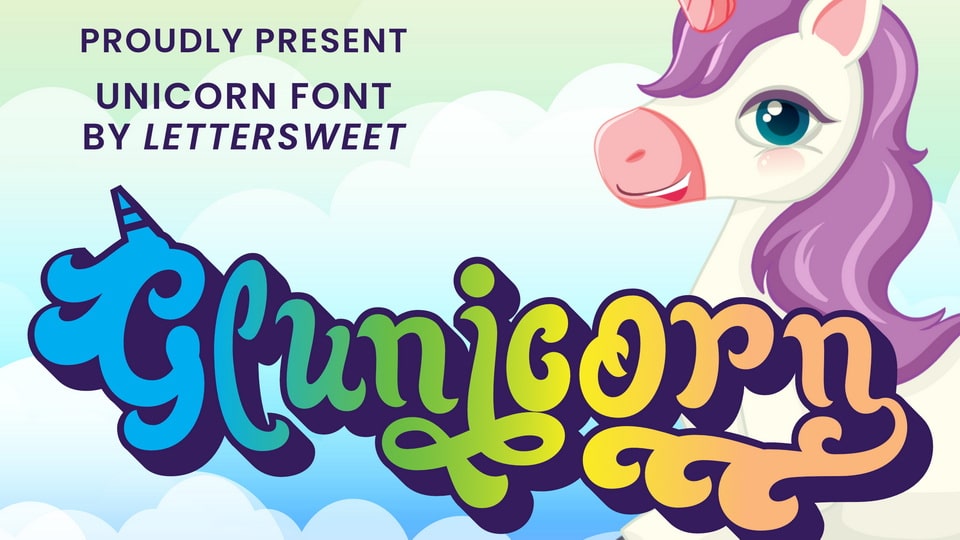  Glunicorn - A Perfect Font Choice for Children's Activities and School Projects