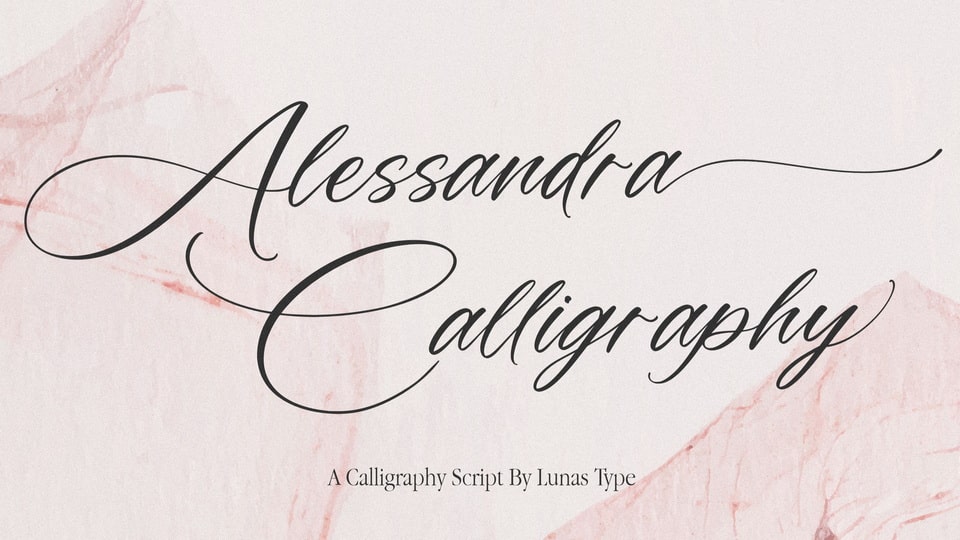 Alessandra: A Magnificent Script Font Inspired by the Elegance of Victorian Style