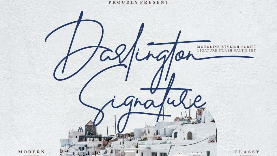 Darlington: A Modern and Stylish Signature Script