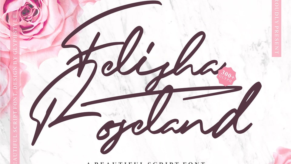 Felisha Roseland - Handwritten Script Font