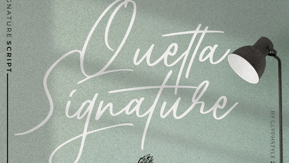 Quetta: A Classy and Elegant Signature Font