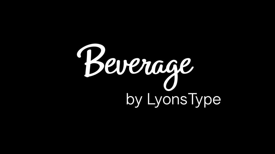 LT Beverage Font: Infuse Your Designs with Happiness