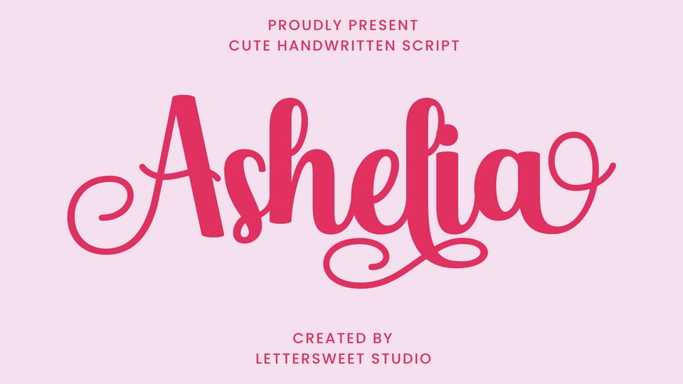 Ashelia: A Timeless Handwritten Font with Versatile Applications