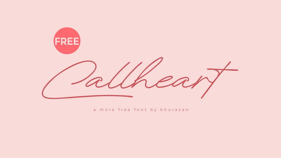 Callheart Font: Embrace the Natural Elegance of Handwritten Typography