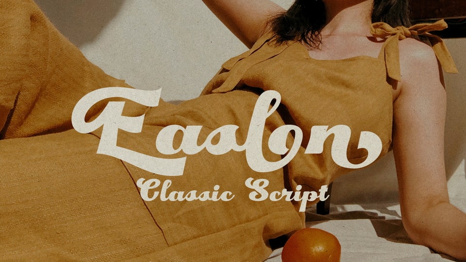 Easlon: A Retro Script Font with 70s Vibes