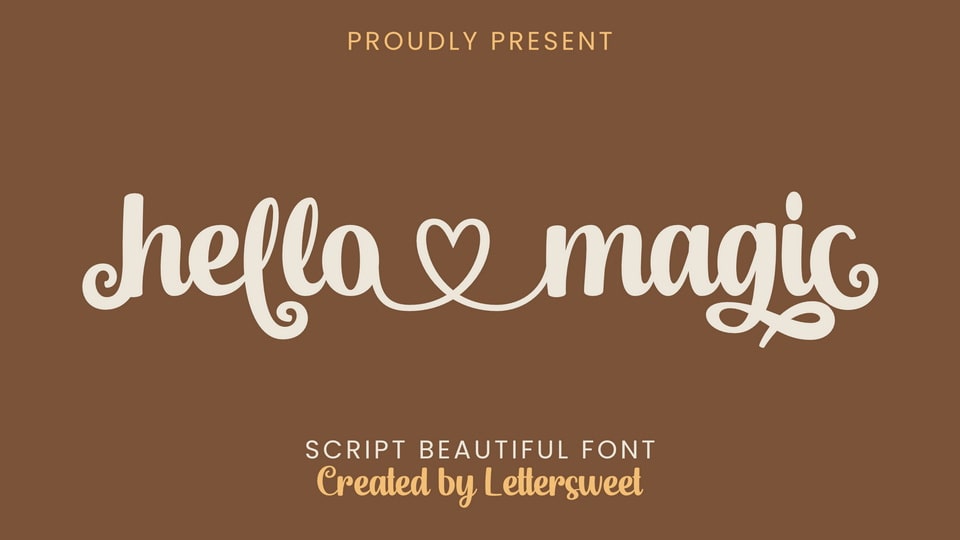 Hello Magic: A Script Font with Endless Design Possibilities