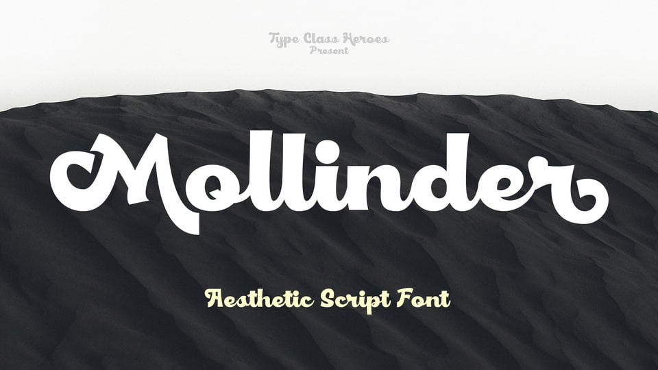 Mollinder: A Retro and Refined Aesthetic Script Font