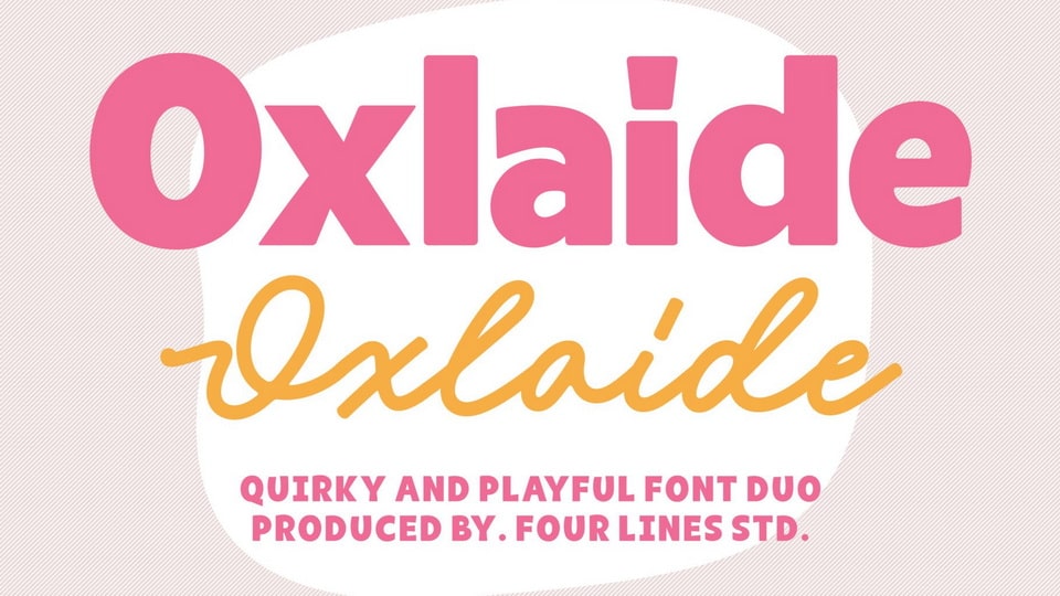 Oxlaide: A Playful and Bold Display Font