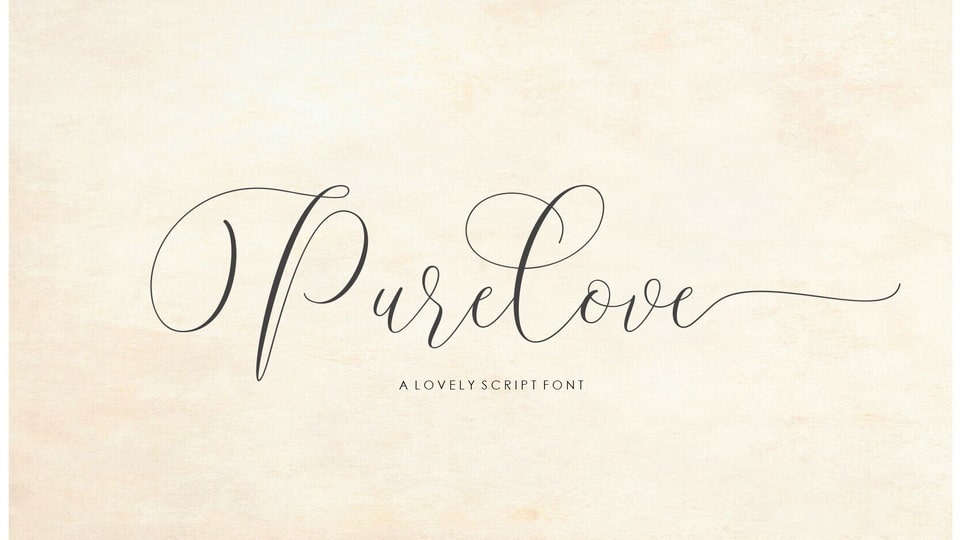 Purelove Script: A Beautiful and Elegant Font