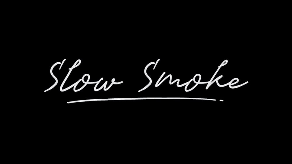 Slow Smoke Font: Effortless Elegance with a Personal Touch