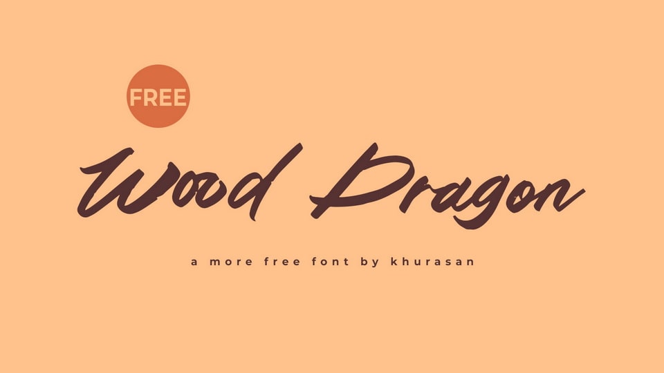 Wood Dragon Font: Embrace the Art of Hand-Painted Typography