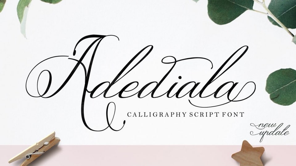Adediala: A Modern Calligraphic Script Font