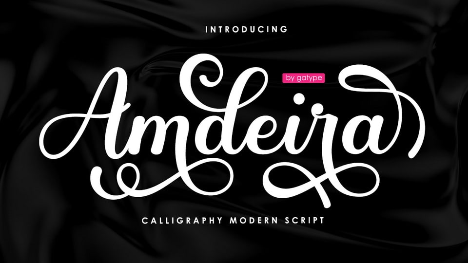 Amdeira Script: A Bold and Elegant Script Font