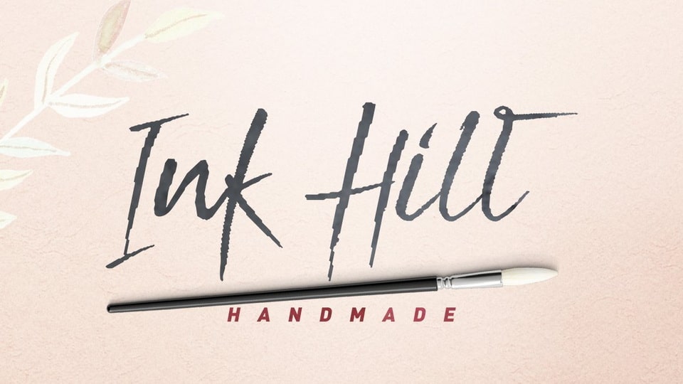 Ink Hill: A Modern Handwritten Script Font
