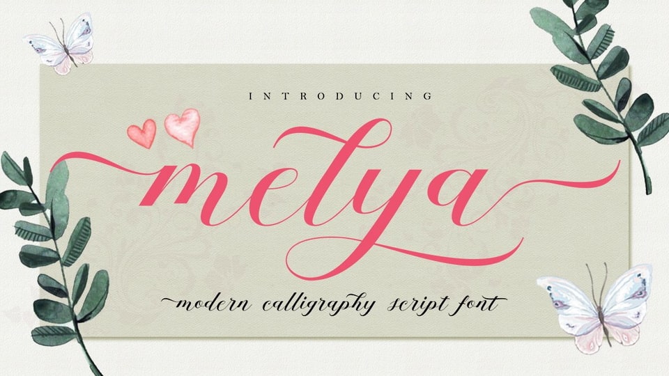 Melya Script: A Cute and Elegant Handwritten Font