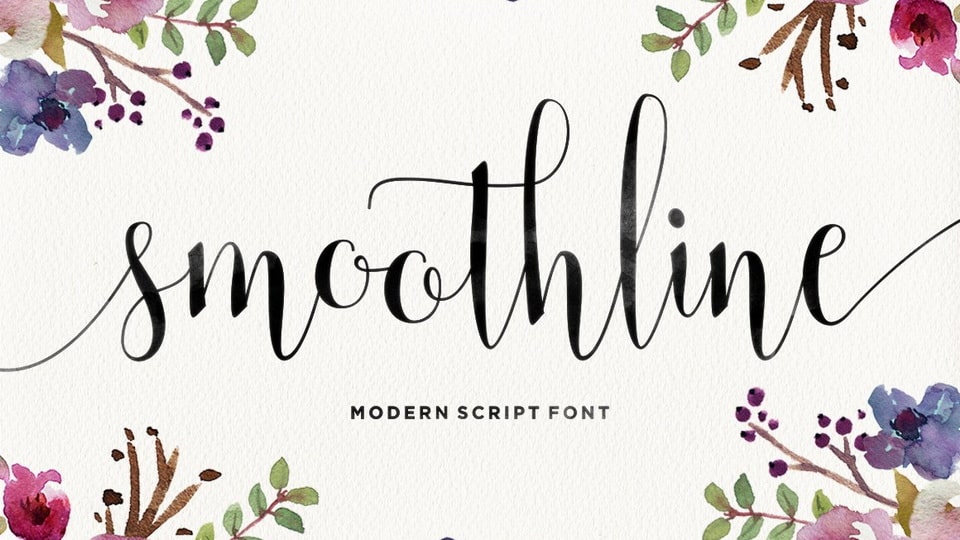 Smoothline: An Enchanting Handwritten Font