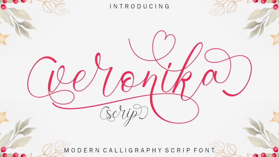 Veronika Script: A Modern Calligraphy Font