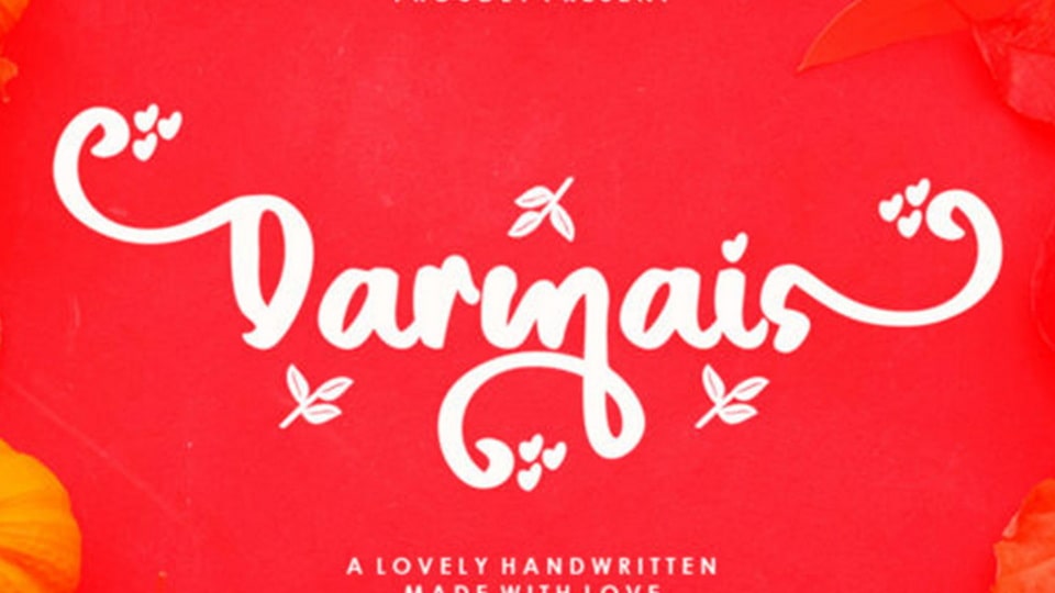 Darmais Script: A Playful and Charming Calligraphy Font
