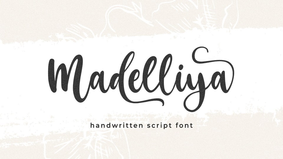 Madelliya: The Perfect Stylish Script Font for a Touch of Romance