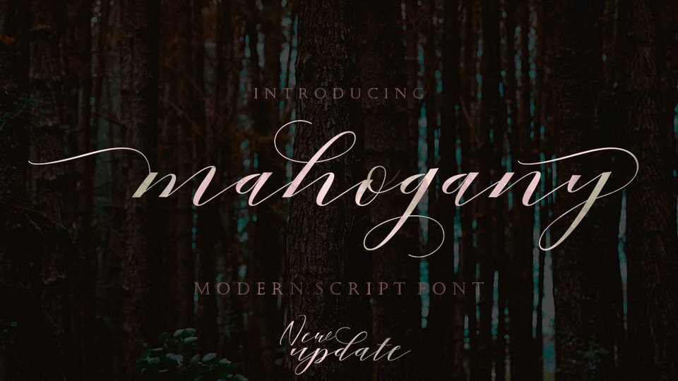 Mahogany Script: A Versatile and Elegant Calligraphic Font