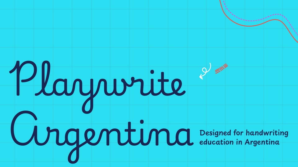 Playwrite: A Typeface Engine for Primary School Cursive Fonts Inspired by Argentine Curriculum
