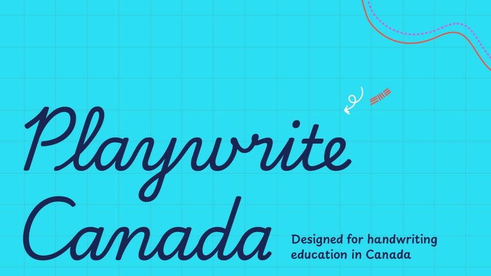 Playwrite: A Typeface Engine for Primary School Cursive Fonts Inspired by MacLean's Method