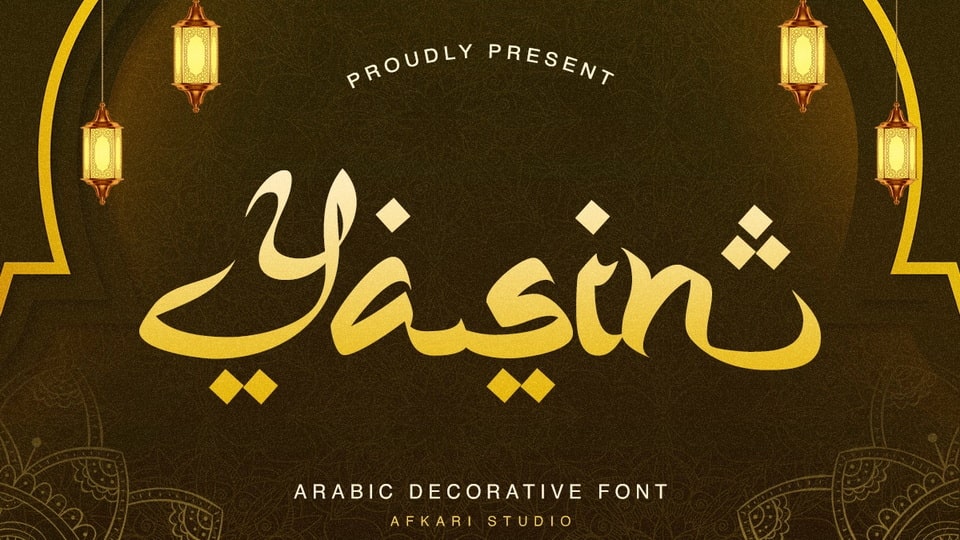Yasin: An Exquisite Arabic Decorative Font