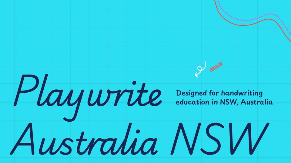 Playwrite: A Typeface Engine for Australian Primary School Cursive Fonts