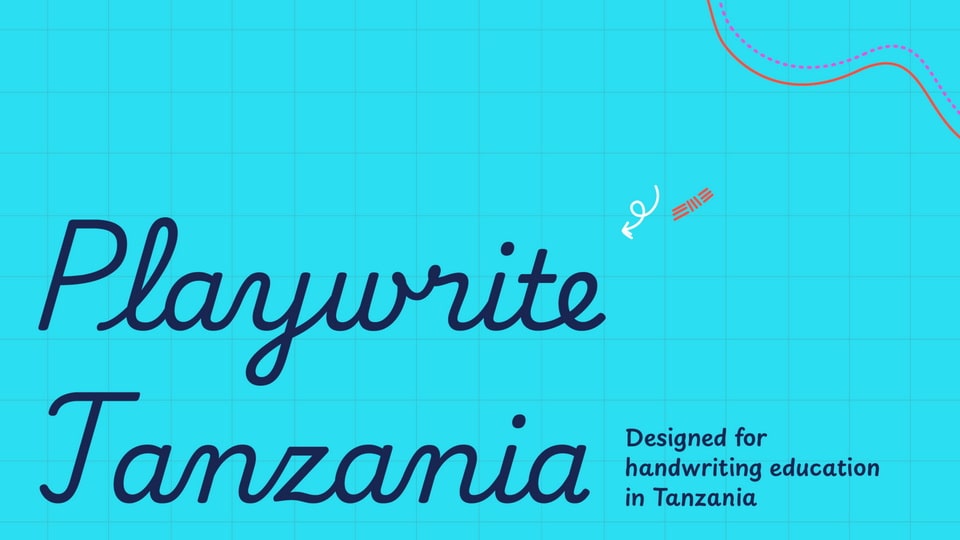 Playwrite: A Typeface Engine for Generating Tanzanian Primary School Cursive Fonts