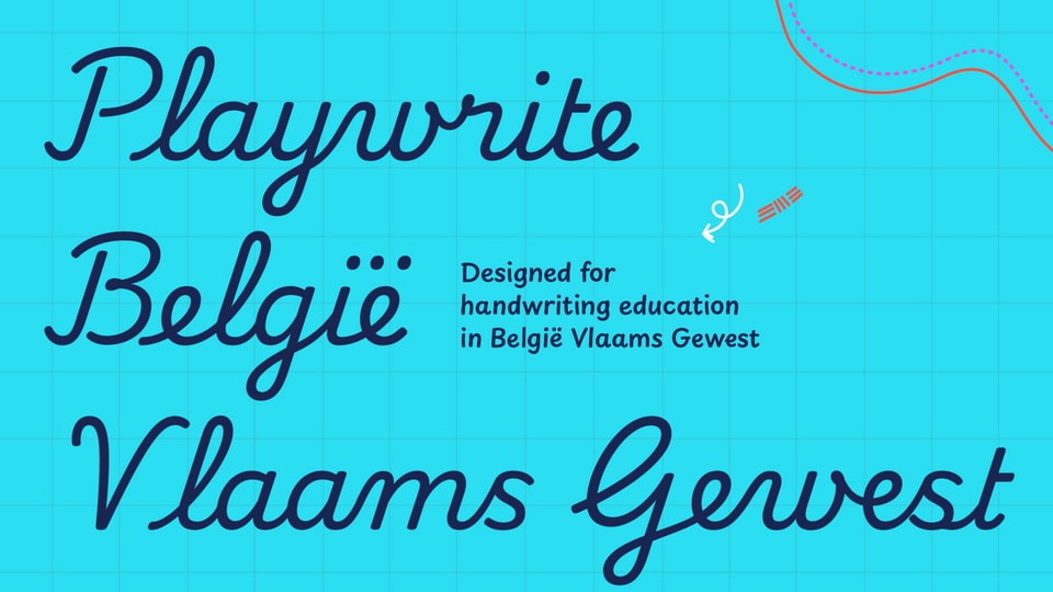 Playwrite: Bridging the Linguistic Divide in Belgian Schools Through Cursive Font Design