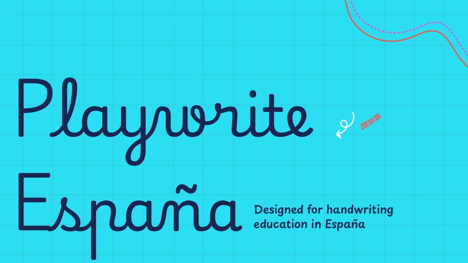 Playwrite España: A Primary School Cursive Font for Spanish Education
