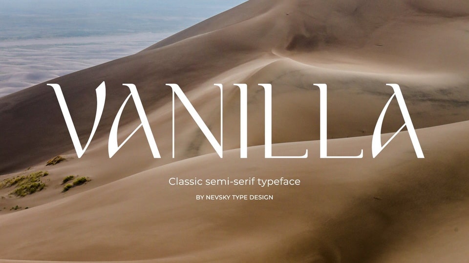 

NT VANILLA: A New Classic Semi-Serif Font