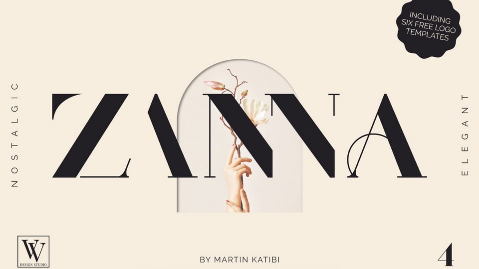 

The Zanna Font: A Modern Font with Style and Elegance