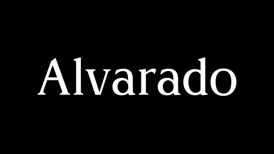 

Alvarado: A Variable Serif Typeface Inspired by Los Angeles Street Signs