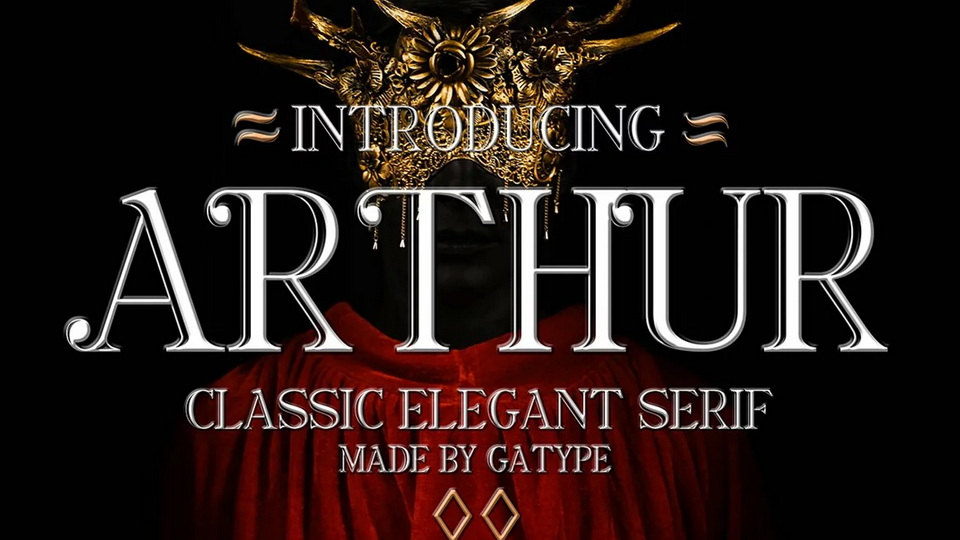 

Arthur: A Modern Serif Font With an Edgy, Stylish Twist