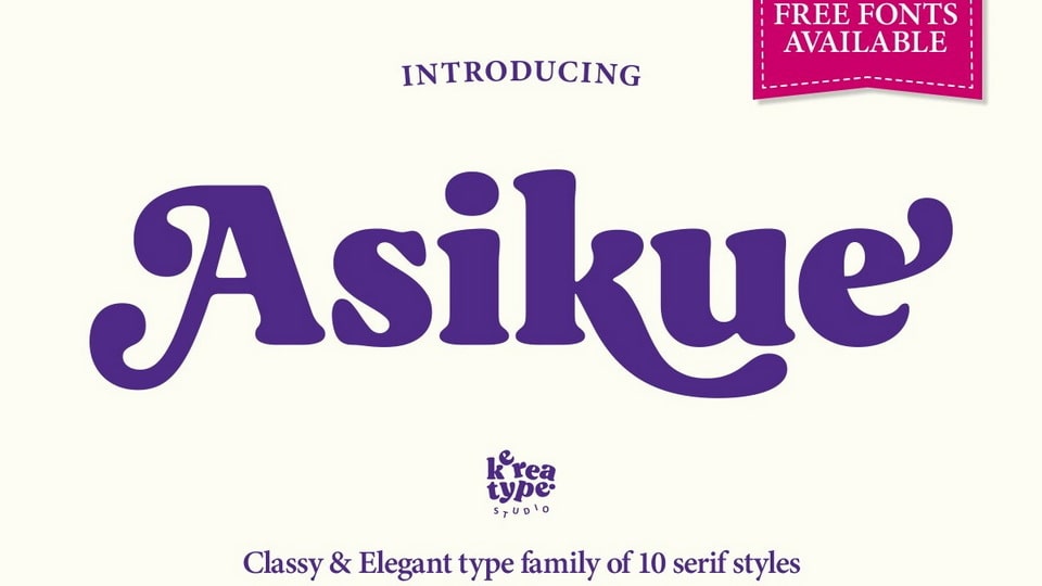 

Asikue Font Family