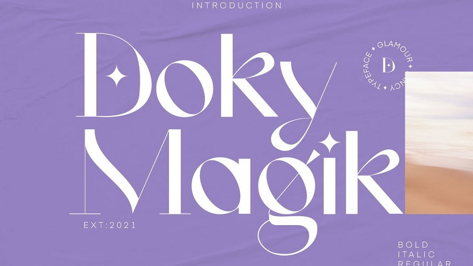 

Doky Magik - An Incredibly Elegant, Modern and Unique Serif Font