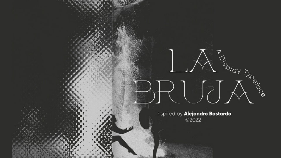 

La Bruja: A Captivating and Hypnotic Typeface Inspired by Iconic Horror Movies