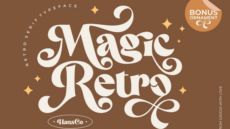 

Magic Retro: A Delightful Serif Typeface for Capturing Vintage Aesthetic