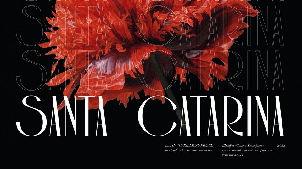 

Santa Catarina: A Sans Serif Font with Uneven Glyph Widths