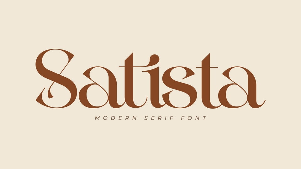 

 Satista Typeface
