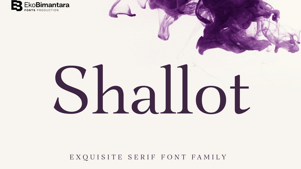 

Shallot: A Sophisticated and Refined Serif Font