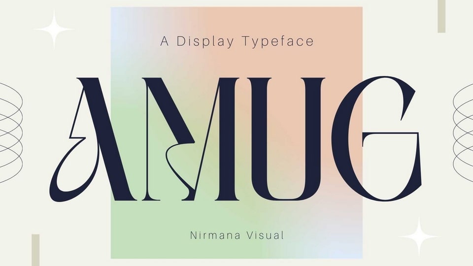

Amug: A Contemporary Serif Font with Beautiful Typographic Harmony
