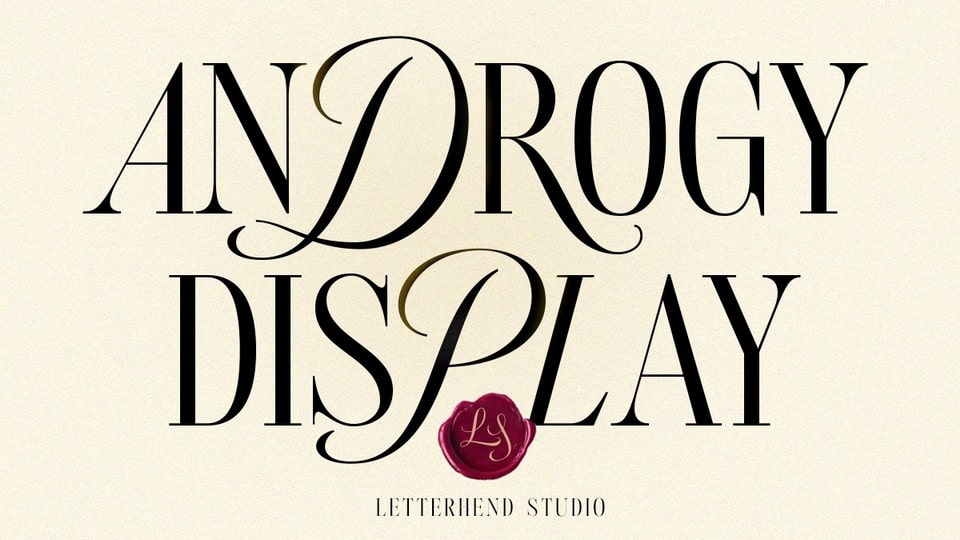 Androgy Display: A Versatile Serif Font for Elegant and Formal Designs