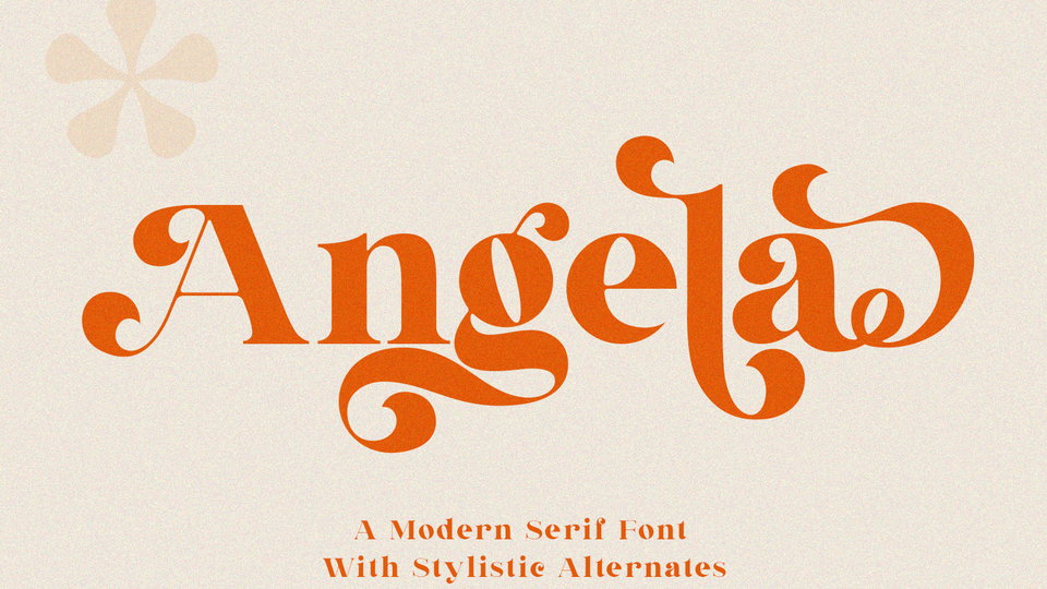  Angela: A Sophisticated and Contemporary Serif Font