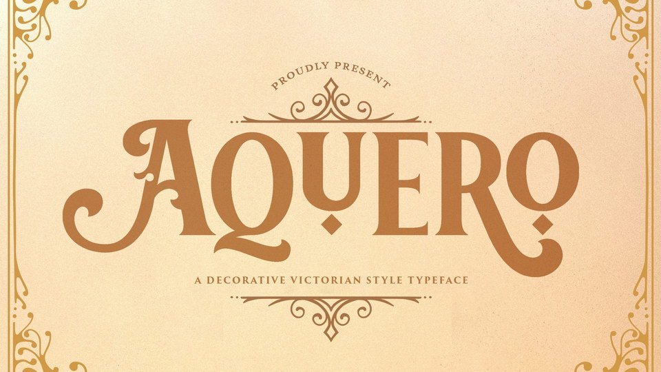 

Aquero: A Stunning, Eye-Catching Typeface that Packs a Vintage Punch