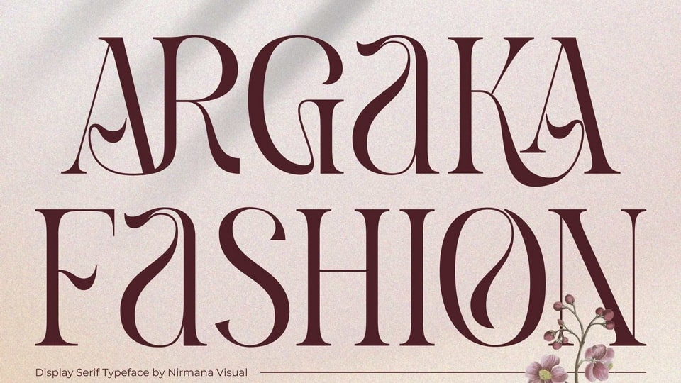 

Argaka Fashion: A Contemporary Display Font